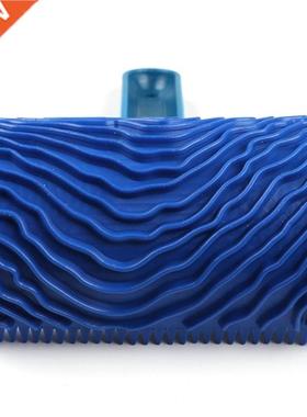 Blue Rubber Wood Grain Paint Roller  Graining Painting To