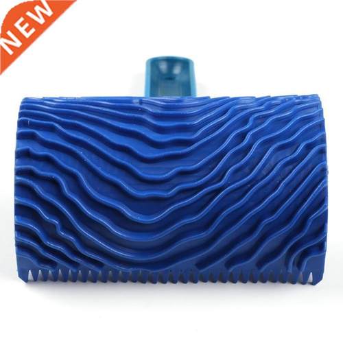 Blue Rubber Wood Grain Paint Roller  Graining Painting To