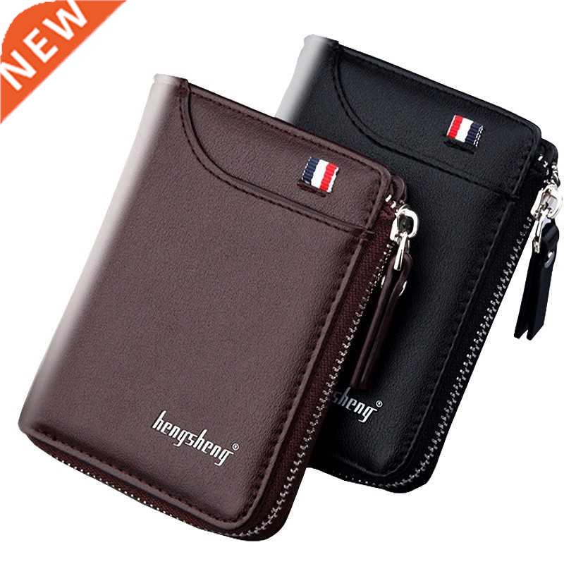 Wallet for Men Short Casual Cteras Business Foldable Walle