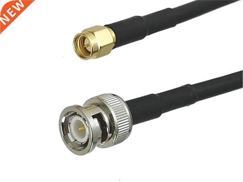 1Pcs RG58 SMA Male plug to BNC Male plug Connector RF Coaxia