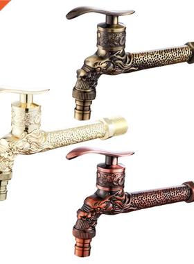 Outdoor Zinc Alloy Water Tap Garden Bathroom Bathtub