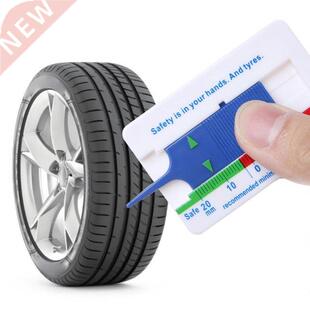 Tyre Tread Depth Gauge Car Motorcycle Trailer Wheel Measure