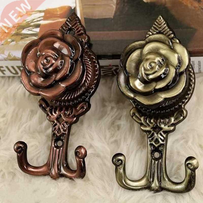 2pcs! High quality Retro rose design door wall Tassel hooks
