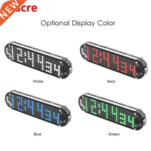 High Accuracy  Digital Dot Matrix LED Alarm Clock Kit wit