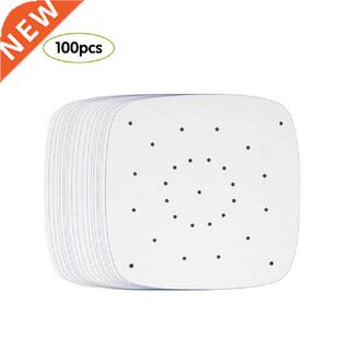 100PCS 6.5/9 Inch Baking Paper Precut Square Air Fryer