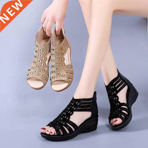 2022 Woman Sandals Women Cstal Comfortable Pumps Ladies Fa