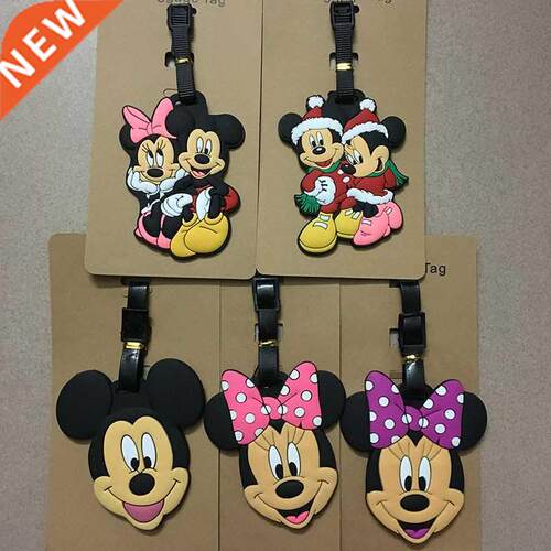 cartoon baby fence Mickey Mouse Suitcase ID Address Holder B
