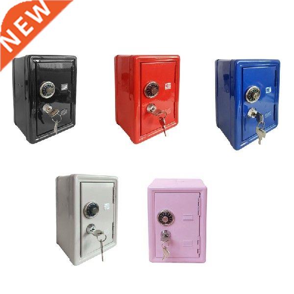 94PF Mini Metal Safe Box with Key Creative Piggy Bank