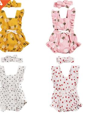 4Colors 0-24M Toddler Newborn Baby Girl Summer Romper Sleevl