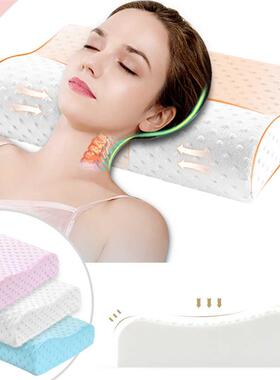 Colors Memory Foam Pillow Orthopedic Pillow Latex Neck Pil