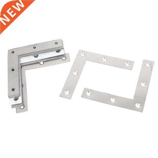 80x80mm Flat L Shape Corner Brace Angle Bracket Support 10pc