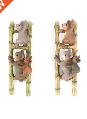2pcs Creative Climbing Ladder Koala Flower Pot Hanging