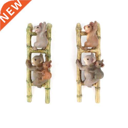 2pcs Creative Climbing Ladder Koala Flower Pot Hanging