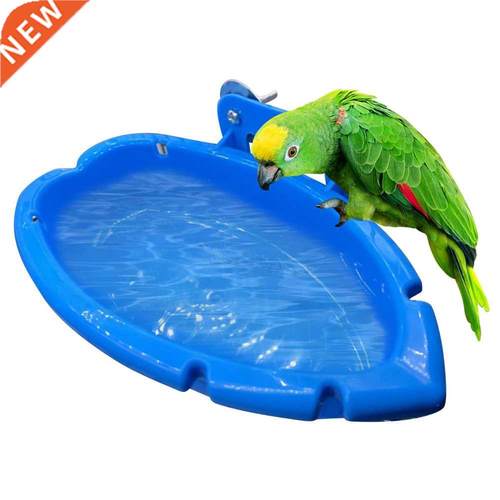 Bird Baths Tub Parrot Cage Hanging Bathing Box Bird Birdbath