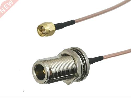 RG316 SMA Male Plug to N Female jack Bulkhead Nut Connector