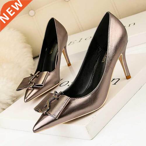 2022 HOT Elegant Metal Buckle Show Thin Women	s Sanda