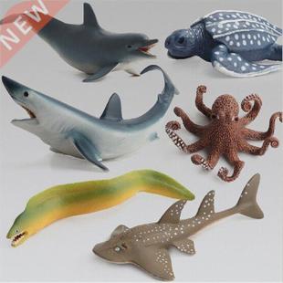 Ocean Sea Animals Toy Shark Octopus Turtle Kids Learning