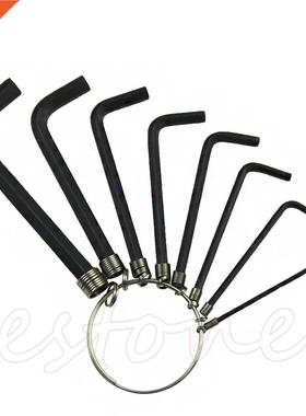8PCS METRIC IMPERIAL HEX HEXAGON KEY WRENCH SET HEX KEY Size
