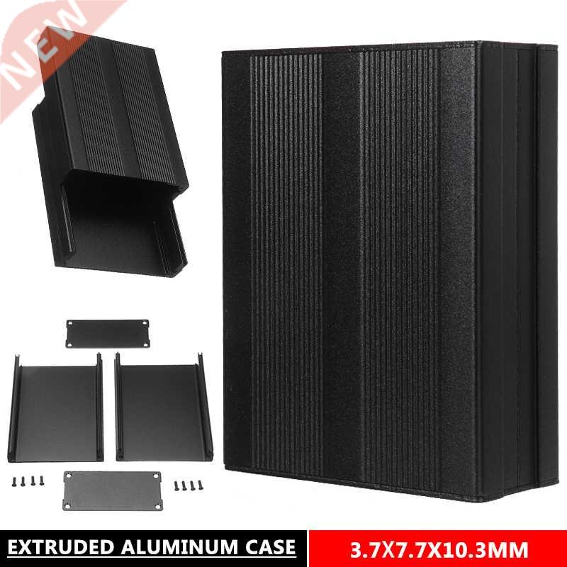 Black Aluminum PCB Instrument Box  Enclosure Electronic P