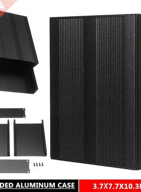Black Aluminum PCB Instrument Box  Enclosure Electronic P