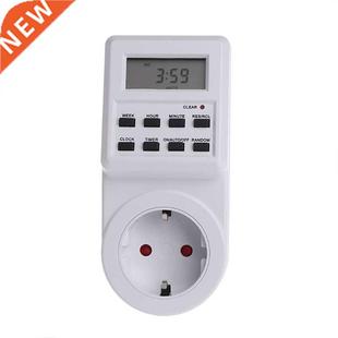 Plug-in Timer Switch Socket with Clock Summer Time Random Fu