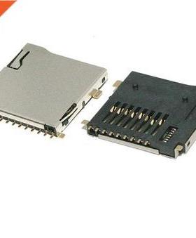 10pcs 9pin Micro SD card slot connectors T-Flash Common size