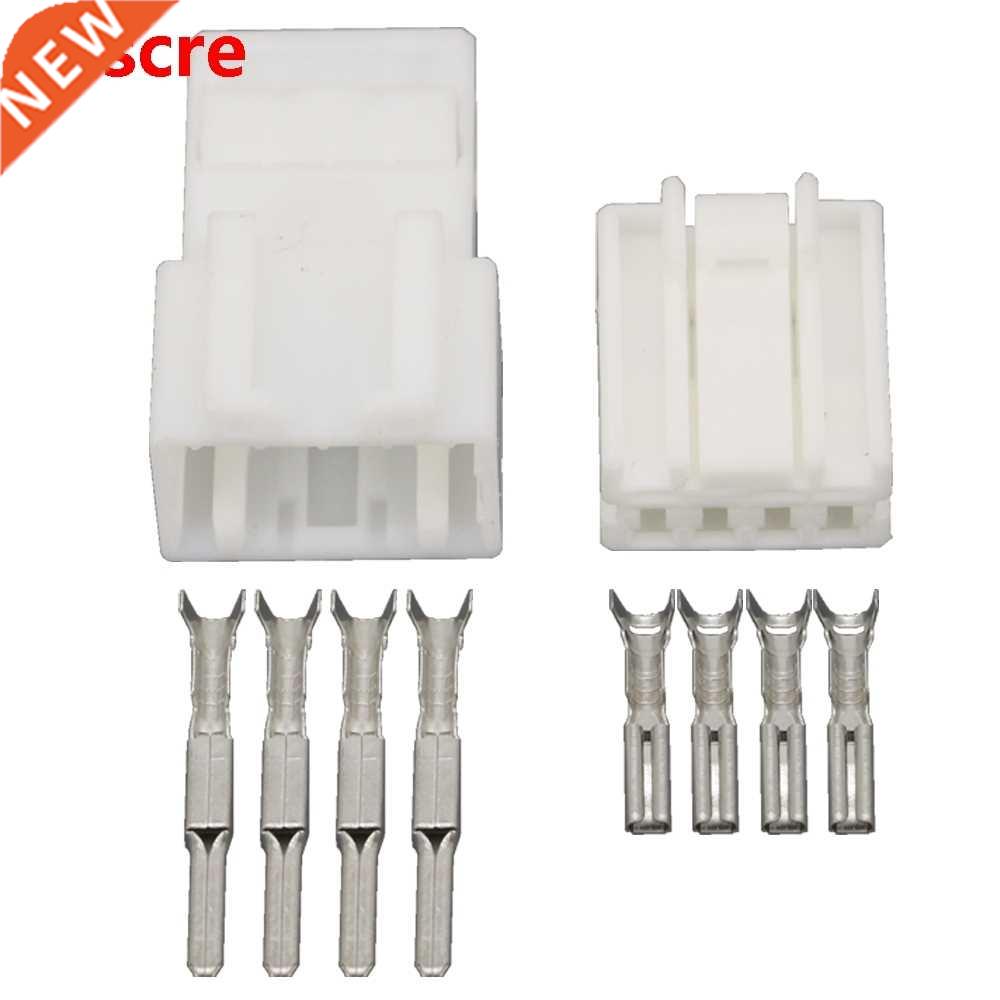 4 Pin male and female harness car connector plug with termin