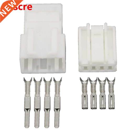 4 Pin male and female harness car connector plug with termin
