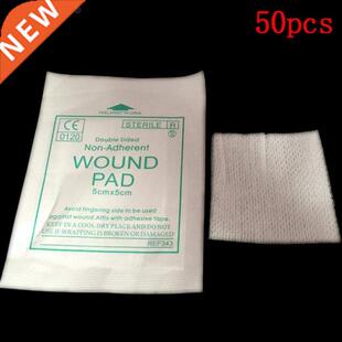 50 pcs/lot Gauze Pad Cotton First Aid Waterproof Wound Dress