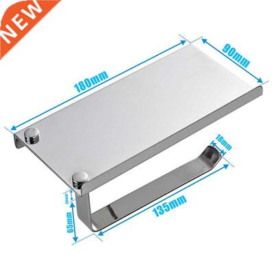 ROVOGO Toilet Paper Holder with Phone Self Brushed, Stainles