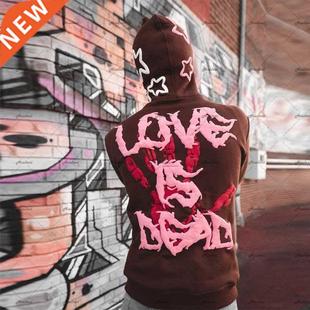 zip up hoodie y2k hip hop grunge Women's Oversized Sweatshir