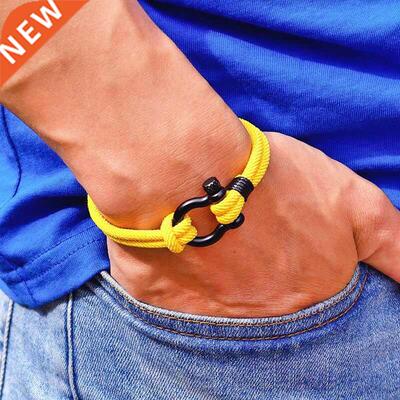 Stylish Man Bracelet 4mm Lucky Rope Braclet Homme Love Gift