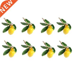 Napk Weddng Rngs Set Napkn Holder Lemon Gold