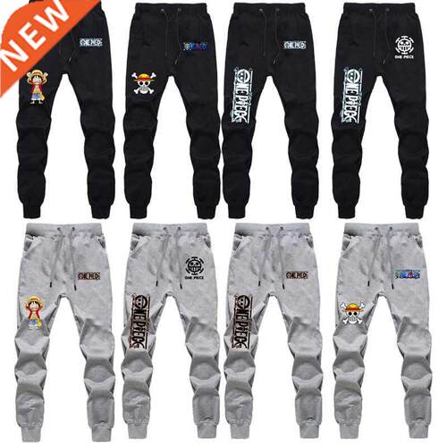 Anime One Piece Luffy Casual Sweatpants Law Zoro Edwd Newg