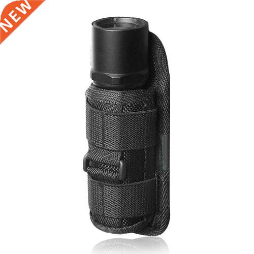 360° Rotation Tactical Flashlight Pouch Molle Flashlight