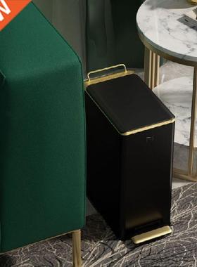 Kitchen Garbage Cover Trash Can Black Luxury Trash Bin Zero