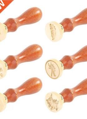 Retro Letter Envelope Wax Seal Stamps Appropriate Size Woode