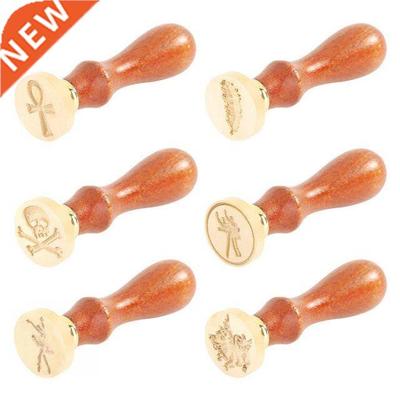 Retro Letter Envelope Wax Seal Stamps Appropriate Size Woode