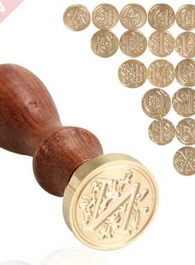 Retro Wax Seal Stamp Sealing Wax Seal Set 26 Alphabet Letter