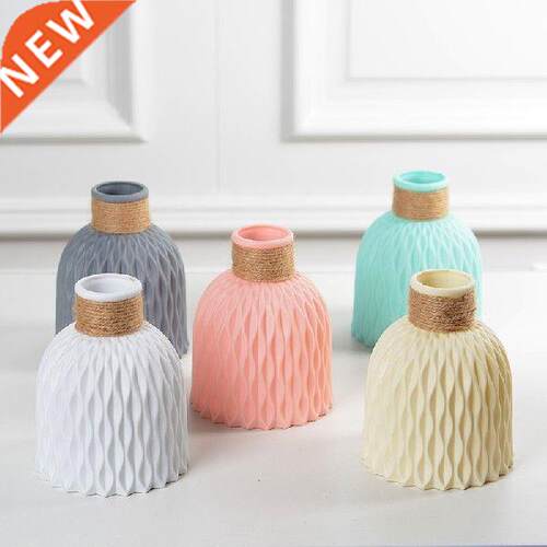 Modern Plastic Vase Home Decor European Imitation Ceramic