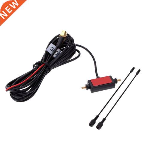 In Car Radio TV Antenna with Amplifier DVB-T ISDB-T Signal A