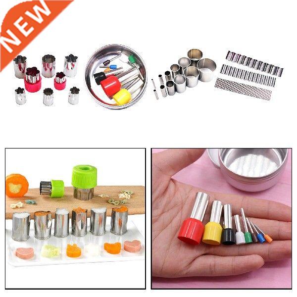 Stainless Steel Polymer Clay Tools Round Flower Wave