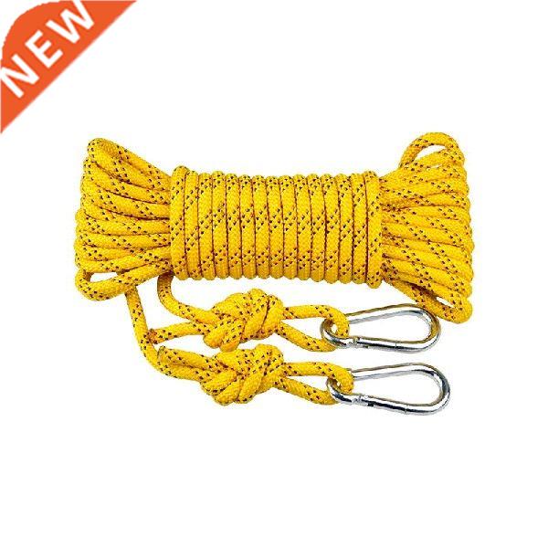 20-30M, 8MM,2pcs safety hook, auxiliary rope for rock