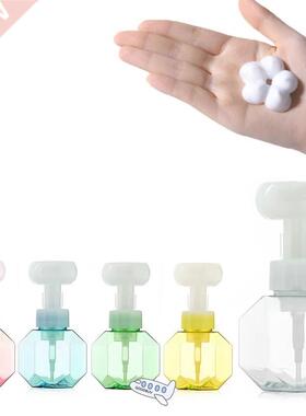 00ml Liquid Soap Dispenser Flower Shape Foaming Pump Bottle