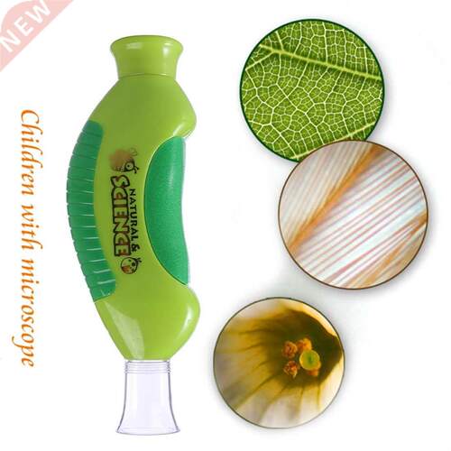 80x Children Science Toy Handhled Microscope Portable Micr