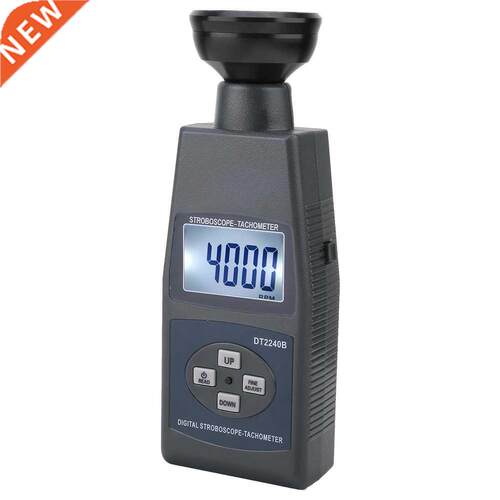 DT2240B Portable Digital Stroboscope Flash Tachometer Revolu