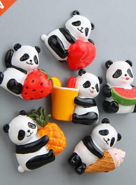 1pcs Cute Panda Fridge Sticker Room Message Stick