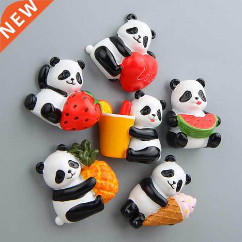 1pcs Cute Panda Fridge Sticker Room Message Stick