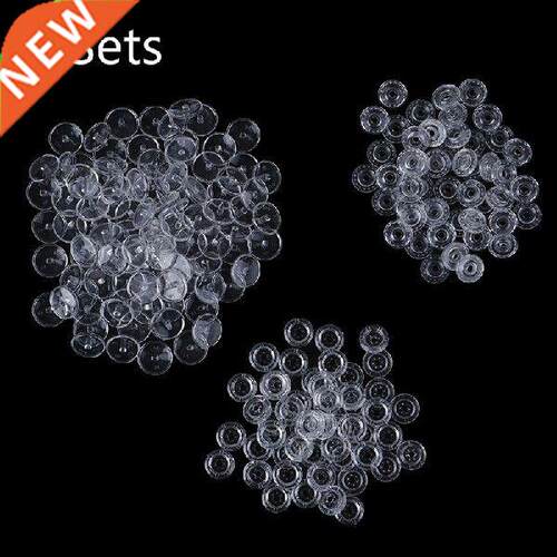 50 Set Clear KAM Resin Snap Buttons Plastic Snaps Fasteners