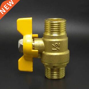 BSP Thread Male Two Brass Shut Way